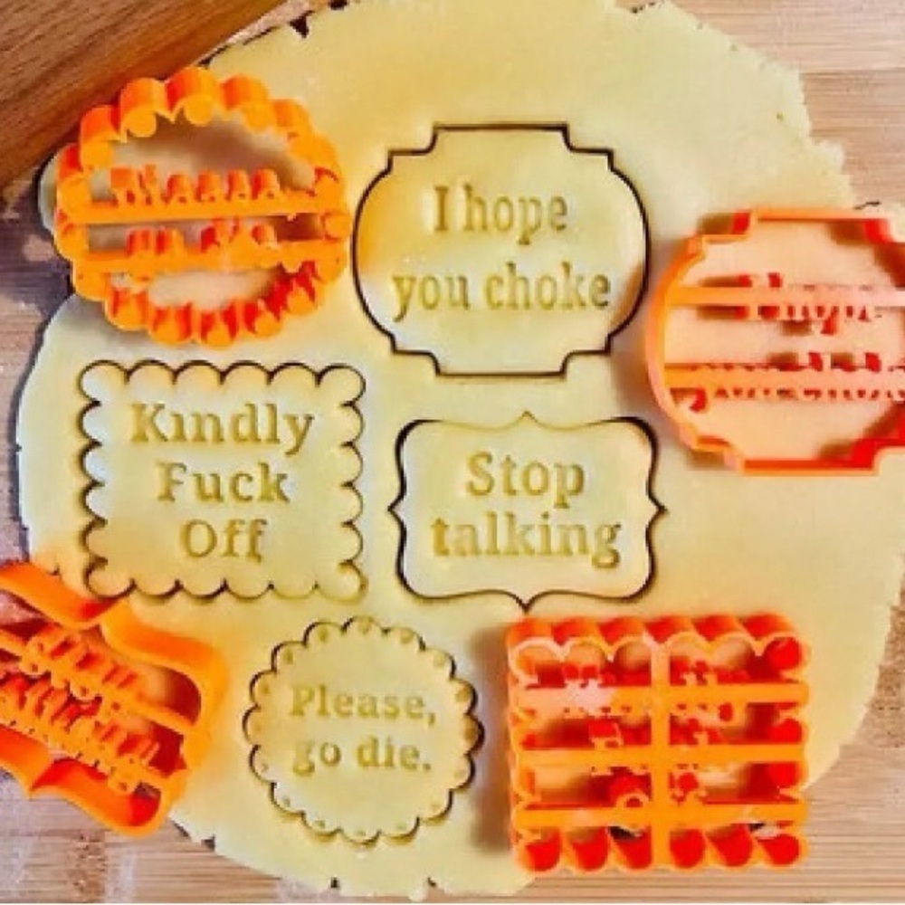 Funny Cookie Cutters - 4 pieces